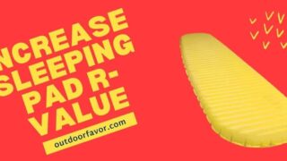 Increase sleeping pad r-value