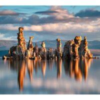 Beaufiul tufa formation at Mono Lake. But, is swimming possible in this lake?