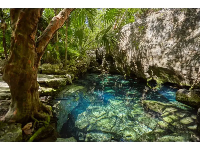 Cenote Azul in Mexico