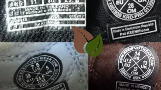 Picture shows that keen shoes are made in China, Mexico, Dominican Republic, and Thailand.