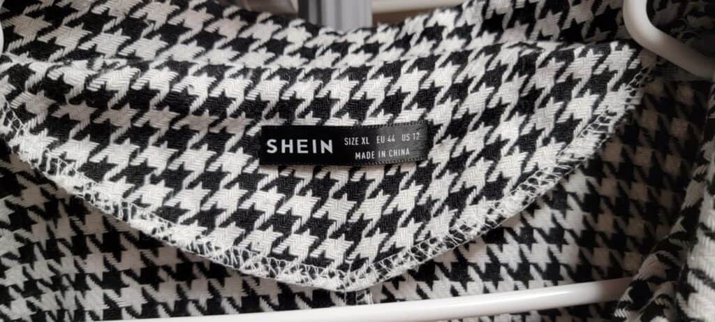 Shein products are made in china