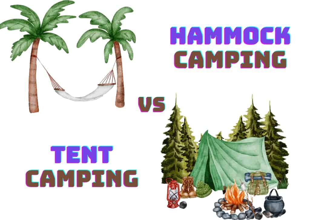 Hammock camping vs tent camping