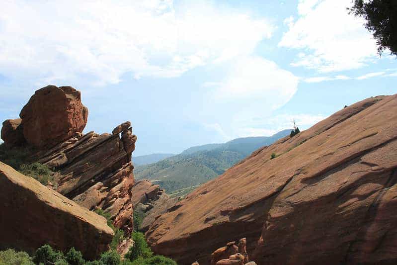 Red Rocks Park and Amphitheatre in Denver for hammocking